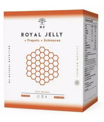 N2 Natural Nutrition Gelée Royale Propolis Échinacée Flacons x 30