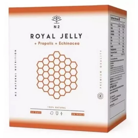 N2 Natural Nutrition Gelée Royale Propolis Échinacée Flacons x 30