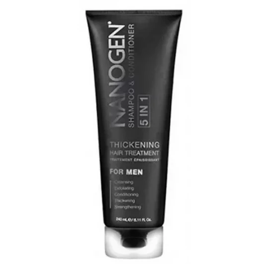 Nanogen 5 en 1 Shampooing et Conditioner pour homme 240 ml