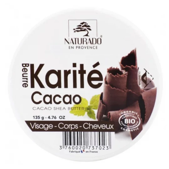 Naturado en Provence Beurre Karité Cacao Bio 135 g