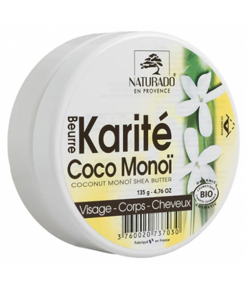 Naturado en Provence Beurre Karité Coco Monoi Bio 135 g