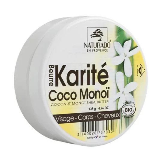 Naturado en Provence Beurre Karité Coco Monoi Bio 135 g