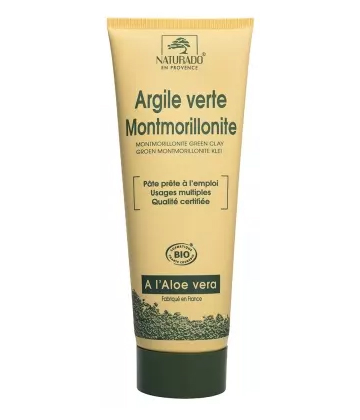 Naturado en Provence Argile Verte Montmorillonite à l'Aloe Vera Bio 300 g