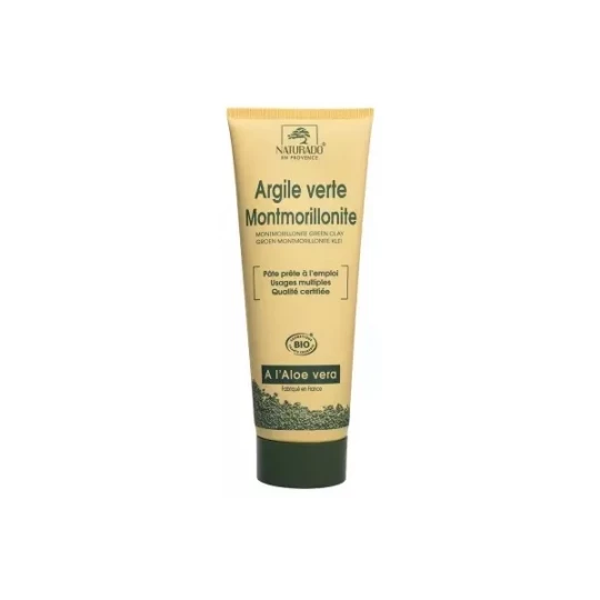 Naturado en Provence Argile Verte Montmorillonite à l'Aloe Vera Bio 300 g