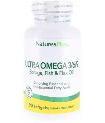Natures Plus Ultra Oméga 3/6/9 Capsules x 90