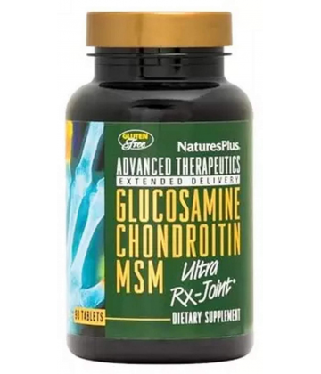 Natures Plus Glucosamine Chondroitin MSM Comprimés x 90