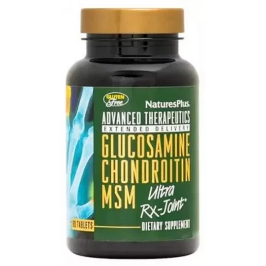 Natures Plus Glucosamine Chondroitin MSM Comprimés x 90