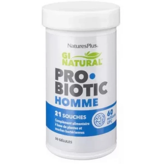 Natures Plus Gi Natural ProBiotic Homme Gélules x 30