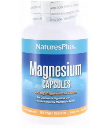 Natures Plus Magnésium Capsules x 120