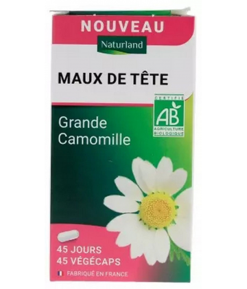 Naturland Maux de Tête Bio Végécaps x io