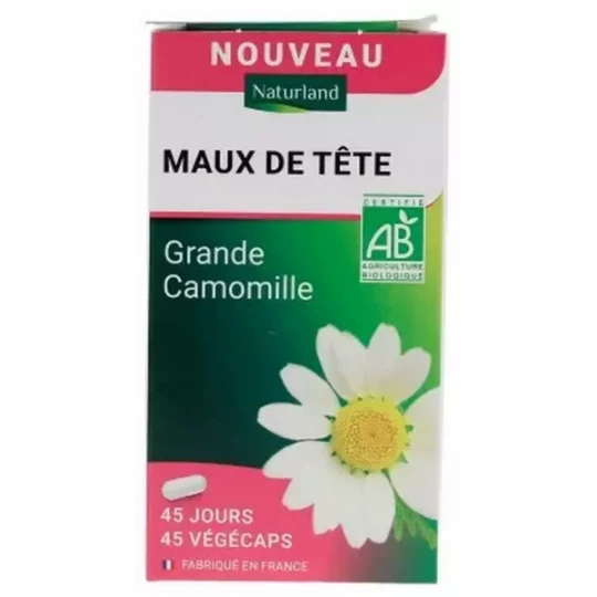 Naturland Maux de Tête Bio Végécaps x io - image 2