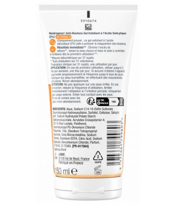 Neutrogena Anti-Boutons Gel Exfoliant 150 ml