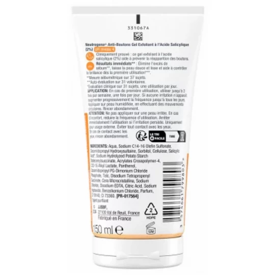 Neutrogena Anti-Boutons Gel Exfoliant 150 ml - image 5