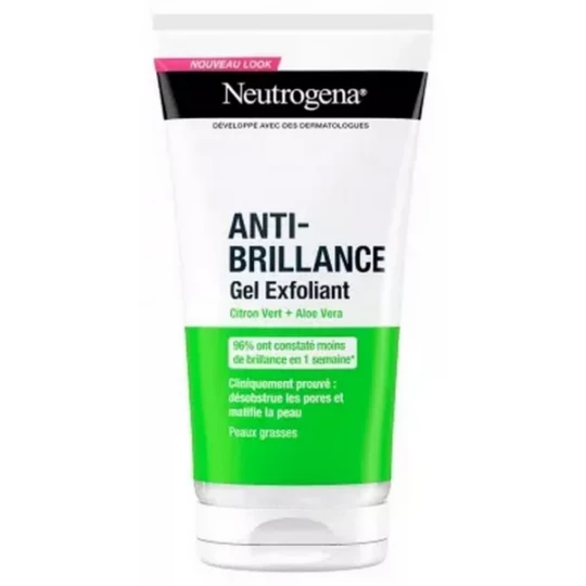 Neutrogena Anti-Brillance Citron Vert Gel Exfoliant 150 ml