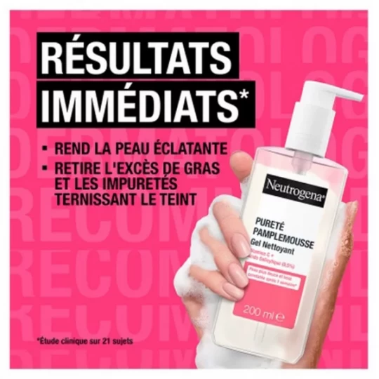 Neutrogena Gel Nettoyant Pureté Pamplemousse 150 ml - image 2