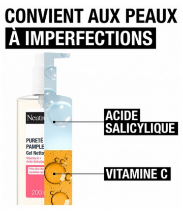 Neutrogena Gel Nettoyant Pureté Pamplemousse 150 ml