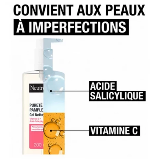 Neutrogena Gel Nettoyant Pureté Pamplemousse 150 ml - image 3