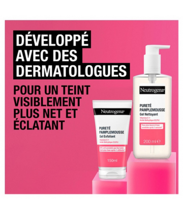 Neutrogena Gel Nettoyant Pureté Pamplemousse 150 ml