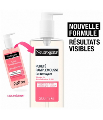 Neutrogena Gel Nettoyant Pureté Pamplemousse 150 ml