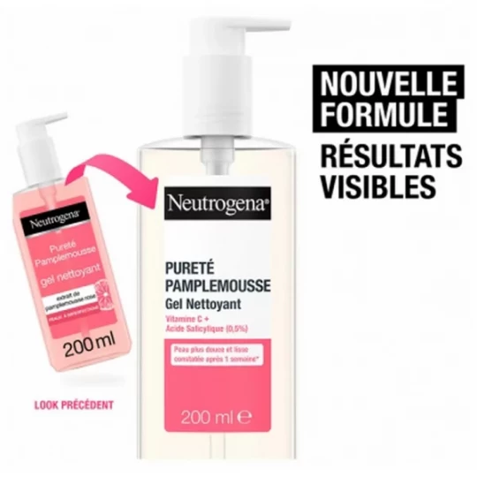 Neutrogena Gel Nettoyant Pureté Pamplemousse 150 ml - image 5