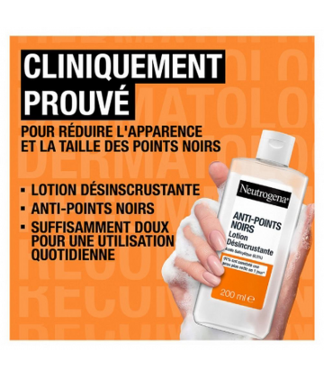 Neutrogena Lotion Désincrustante Anti-Points Noirs 200 ml