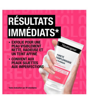 Neutrogena Gel Exfoliant Pureté Pamplemousse 150 ml