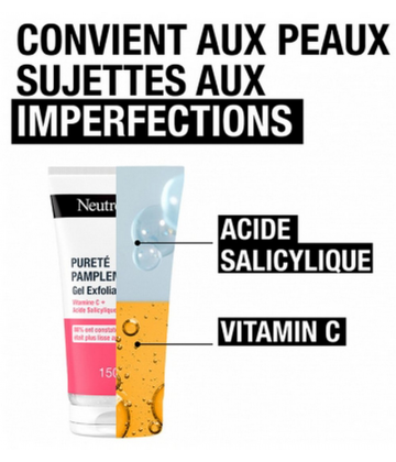 Neutrogena Gel Exfoliant Pureté Pamplemousse 150 ml