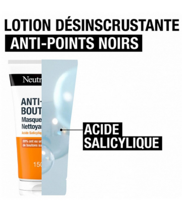 Neutrogena Anti-Boutons 2-en-1 Nettoyant et Masque 150 ml