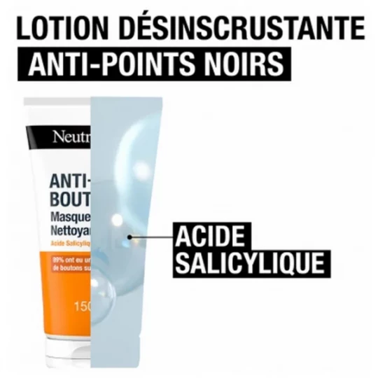 Neutrogena Anti-Boutons 2-en-1 Nettoyant et Masque 150 ml - image 4