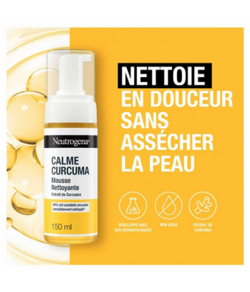 Neutrogena Calme Curcuma Mousse Nettoyante 150 ml