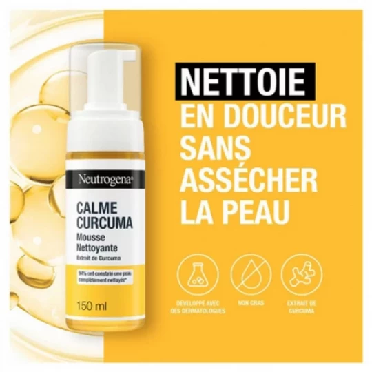 Neutrogena Calme Curcuma Mousse Nettoyante 150 ml - image 3