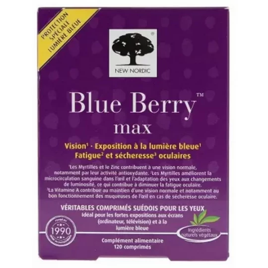 New Nordic Blue Berry Max Comprimés x 120