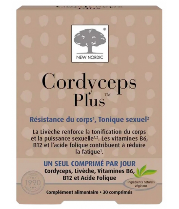New Nordic Cordyceps Plus Comprimés x 30