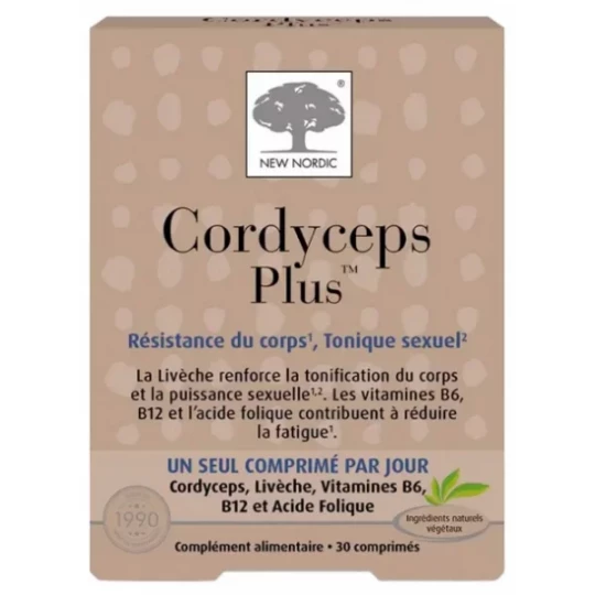 New Nordic Cordyceps Plus Comprimés x 30