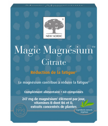 New Nordic Magic Magnésium Citrate Comprimés x 60