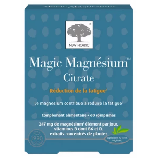 New Nordic Magic Magnésium Citrate Comprimés x 60