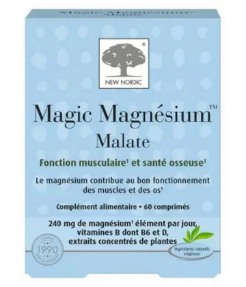 New Nordic Magic Magnésium Malate Comprimés x 60
