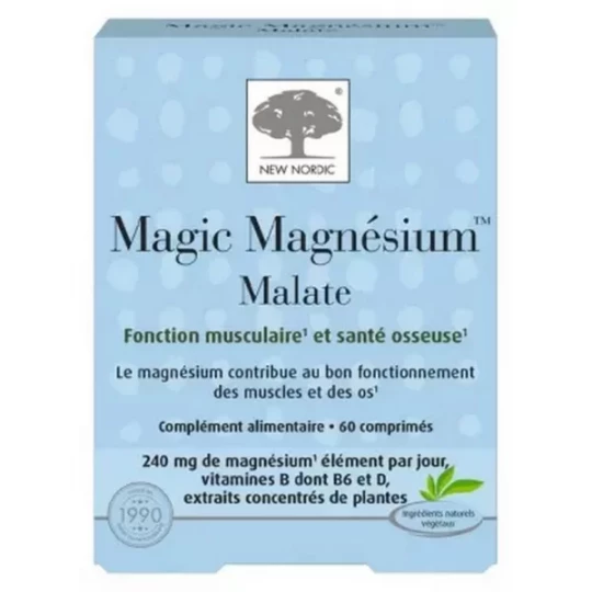 New Nordic Magic Magnésium Malate Comprimés x 60