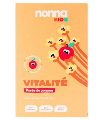 Nonna Lab Kids Vitalité Purée de Pomme Sticks x 10