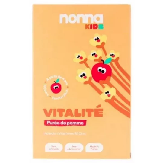 Nonna Lab Kids Vitalité Purée de Pomme Sticks x 10