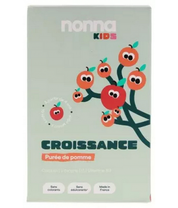 Nonna Lab Kids Croissance Purée de Pomme Sticks x 10