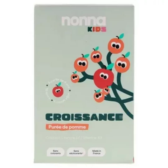 Nonna Lab Kids Croissance Purée de Pomme Sticks x 10