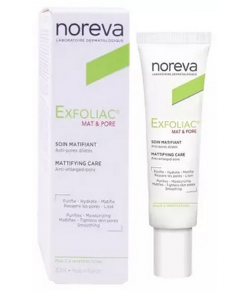 Noreva Exfoliac Mat & Pore Soin Matifiant 30 ml