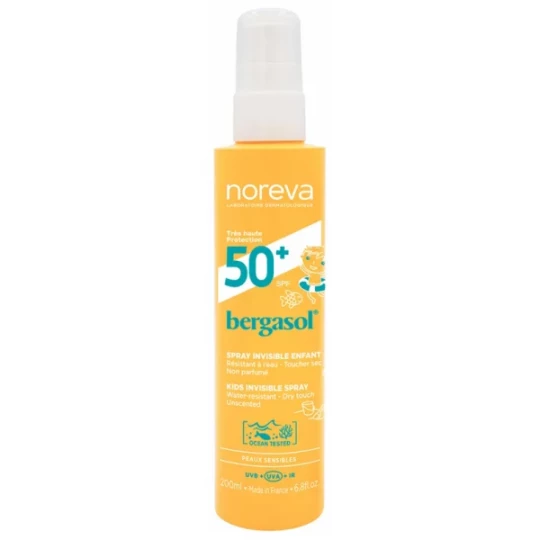 Noreva Bergasol Spray Invisible Enfant SPF50+ 200 ml