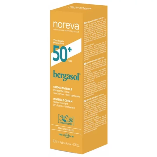 Noreva Bergasol Expert Crème Fini Invisible SPF50+ 50 ml