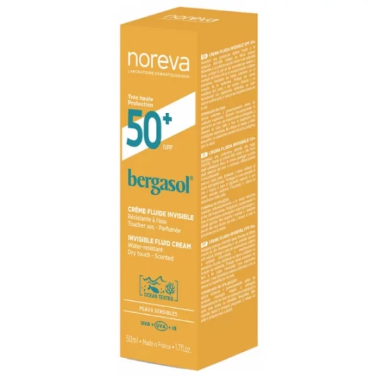Noreva Bergasol Expert Crème Fluide Fini Invisible SPF50+ 50 ml