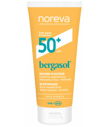 Noreva Bergasol Mousse Flouteur Visage SPF50+ 50 ml