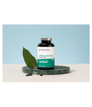 Novoma Spiruline Séchée à Froid Bio Comprimés x 500