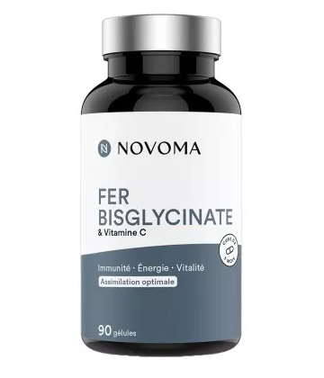 Novoma Fer Bisglycinate Gélules x 90