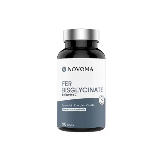 Novoma Fer Bisglycinate Gélules x 90